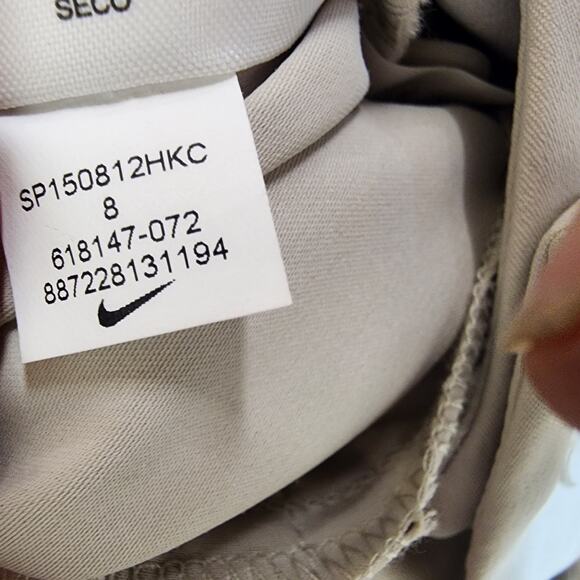 Nike Golf Tour Performance Modern Rise Tech Pant in Khaki, Size 8 - Picture 9 of 9